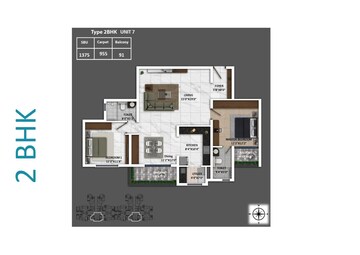  2 BHK Apartment at Keya Springs, Bannerghatta Road – for Sale