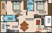 Keystone Sarovar 2 BHK Layout