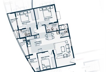  3 BHK Apartment at Klassik Landmark, Sarjapur Road – for Rent