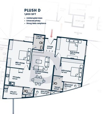 3 BHK Apartment at Klassik Landmark, Sarjapur Road – for Rent