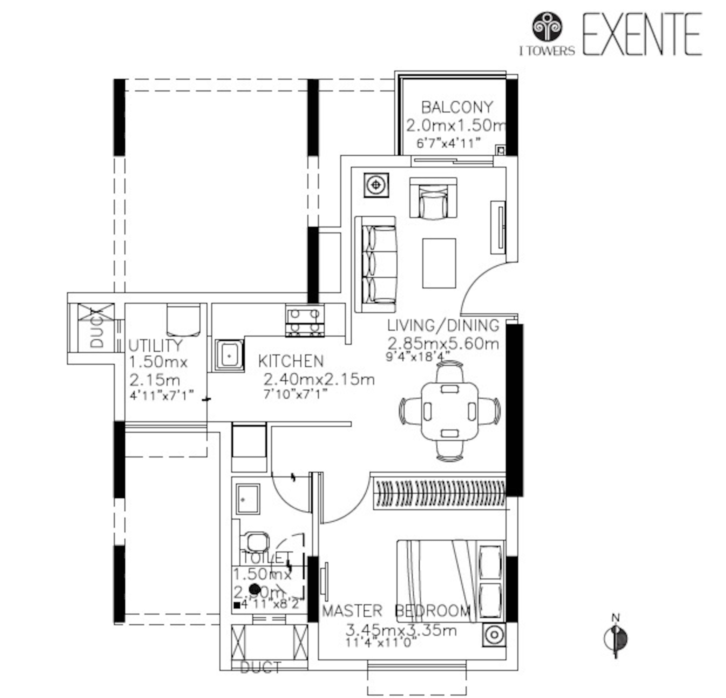 kolte patil itowers exente apartment 1 bhk 468sqft 20211208131254