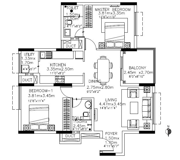 Other, kolte-patil-itowers-exente 2 Bedroom 851 Sq.Ft. Apartment In Electronic City Phase I Bangalore 8976119