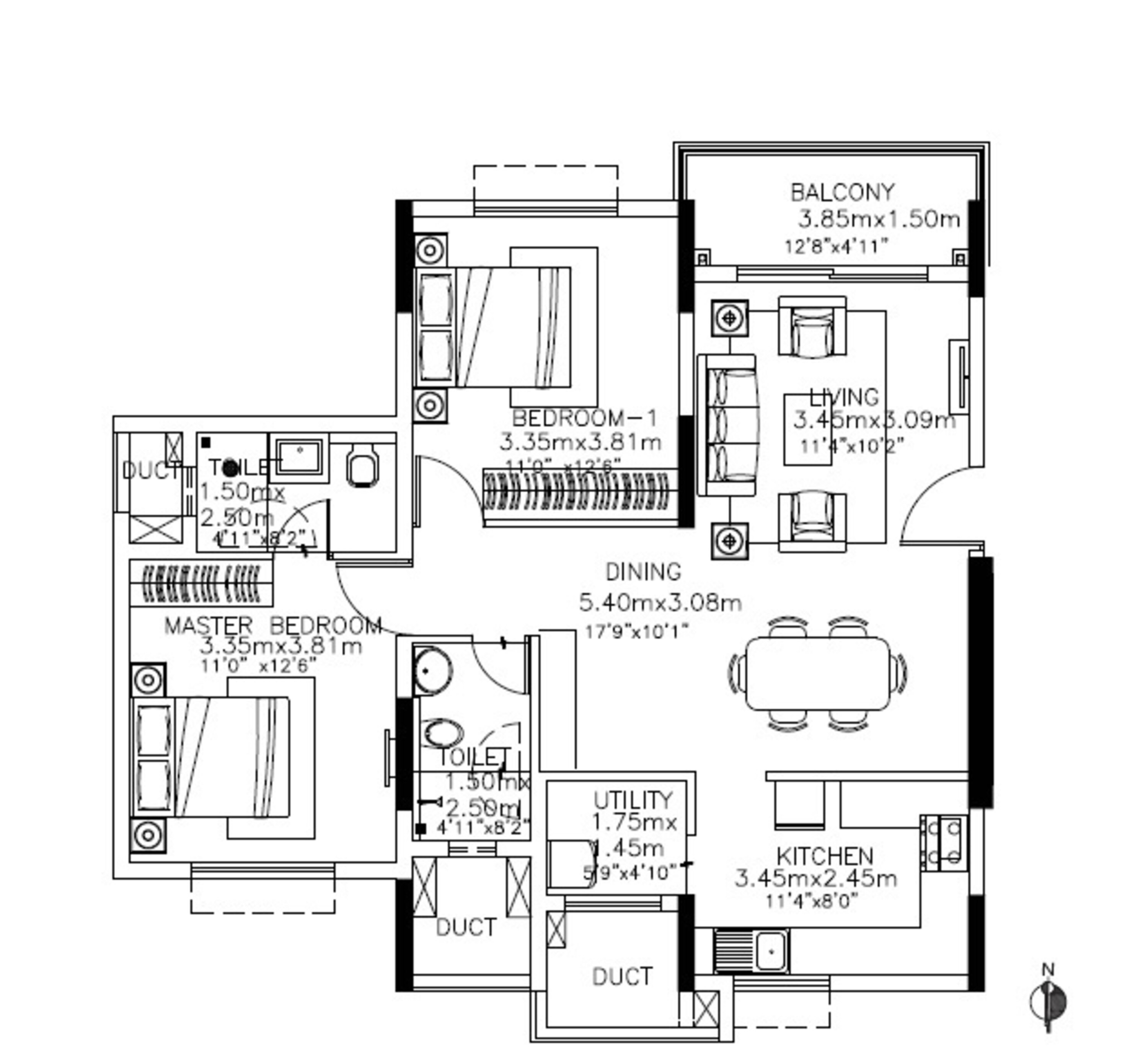 kolte patil itowers exente apartment 2 bhk 835sqft 20211608131644