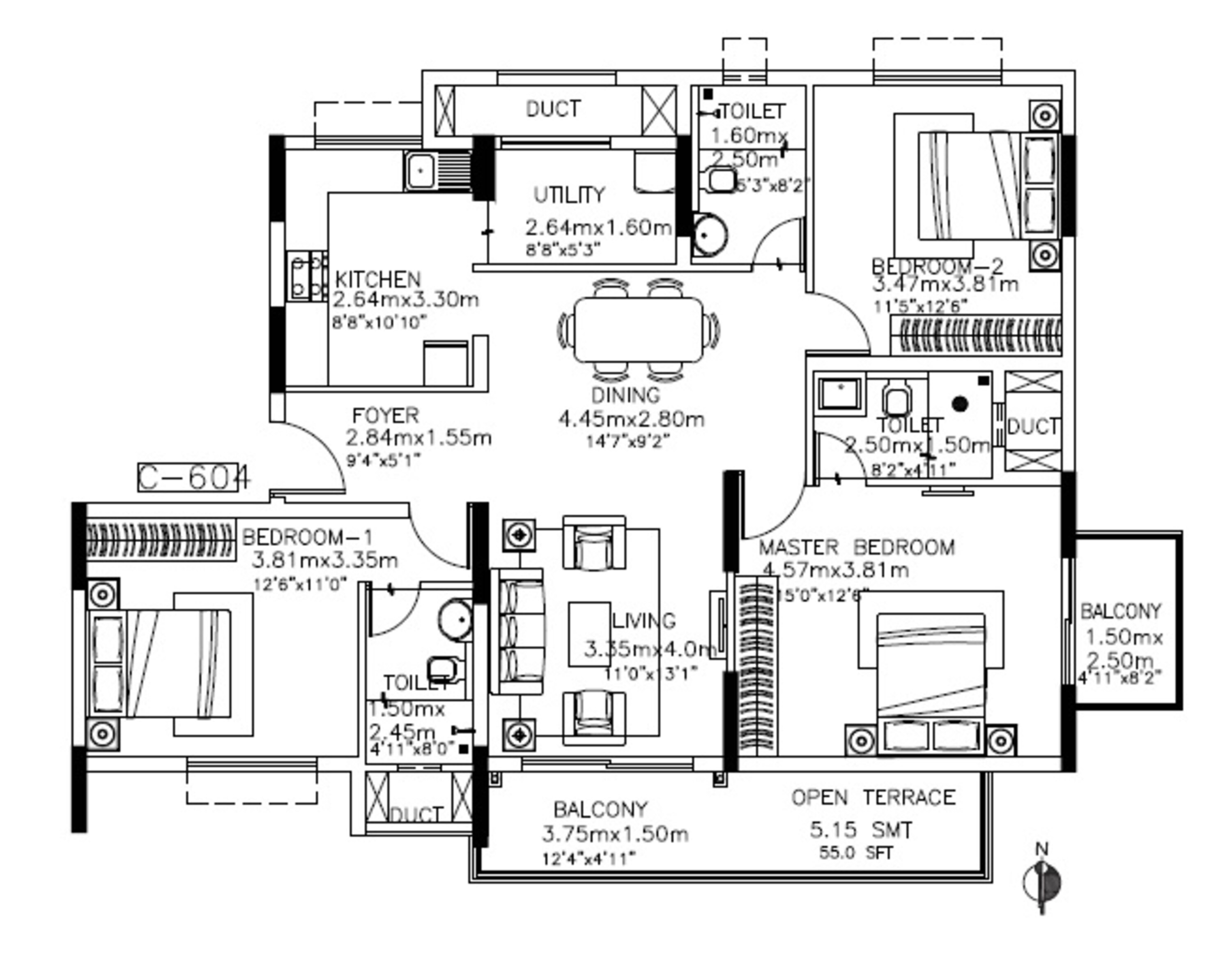 kolte patil itowers exente apartment 3 bhk 1138sqft 20211808131851