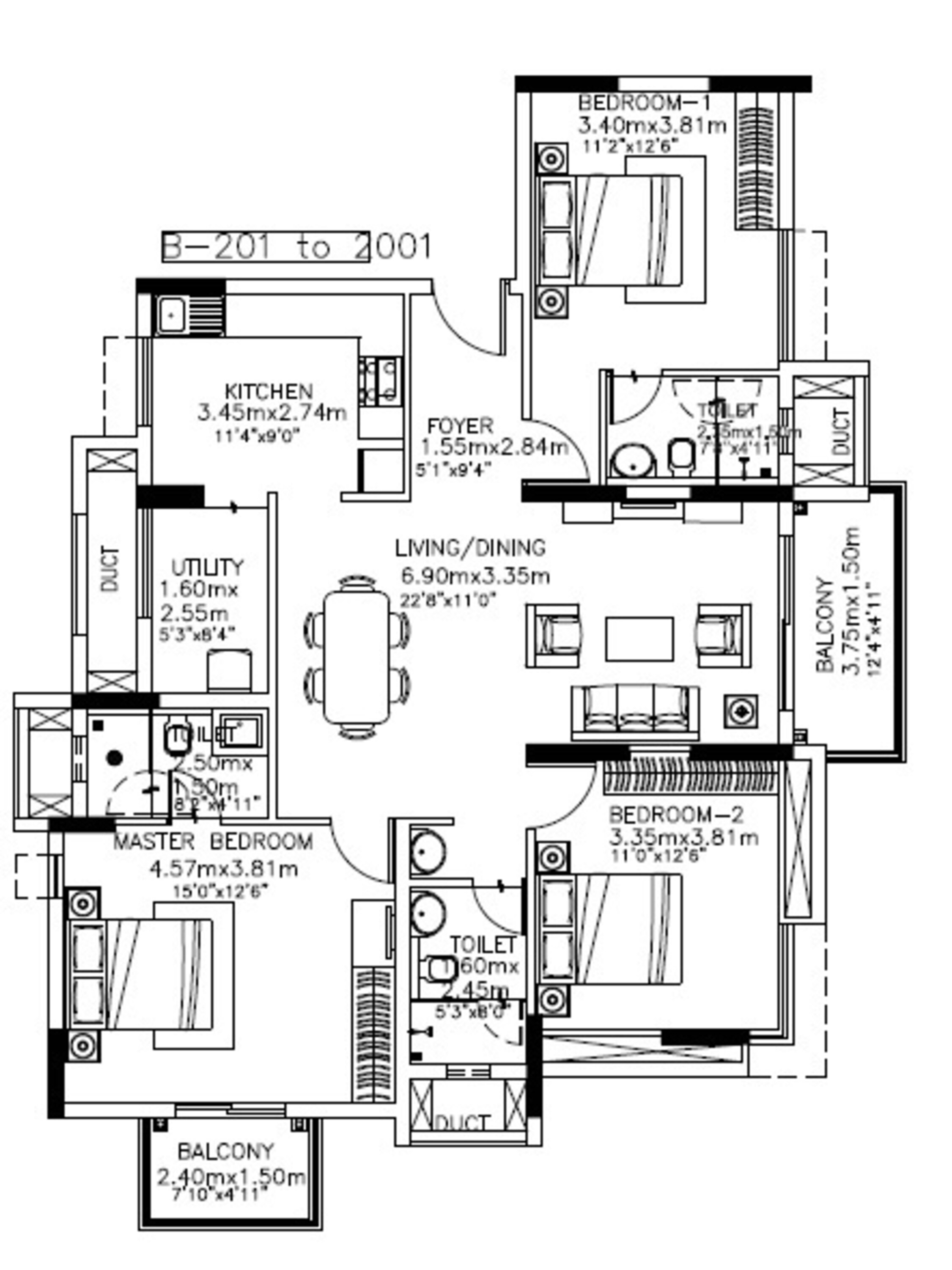 kolte patil itowers exente apartment 3 bhk 1157sqft 20211908131928