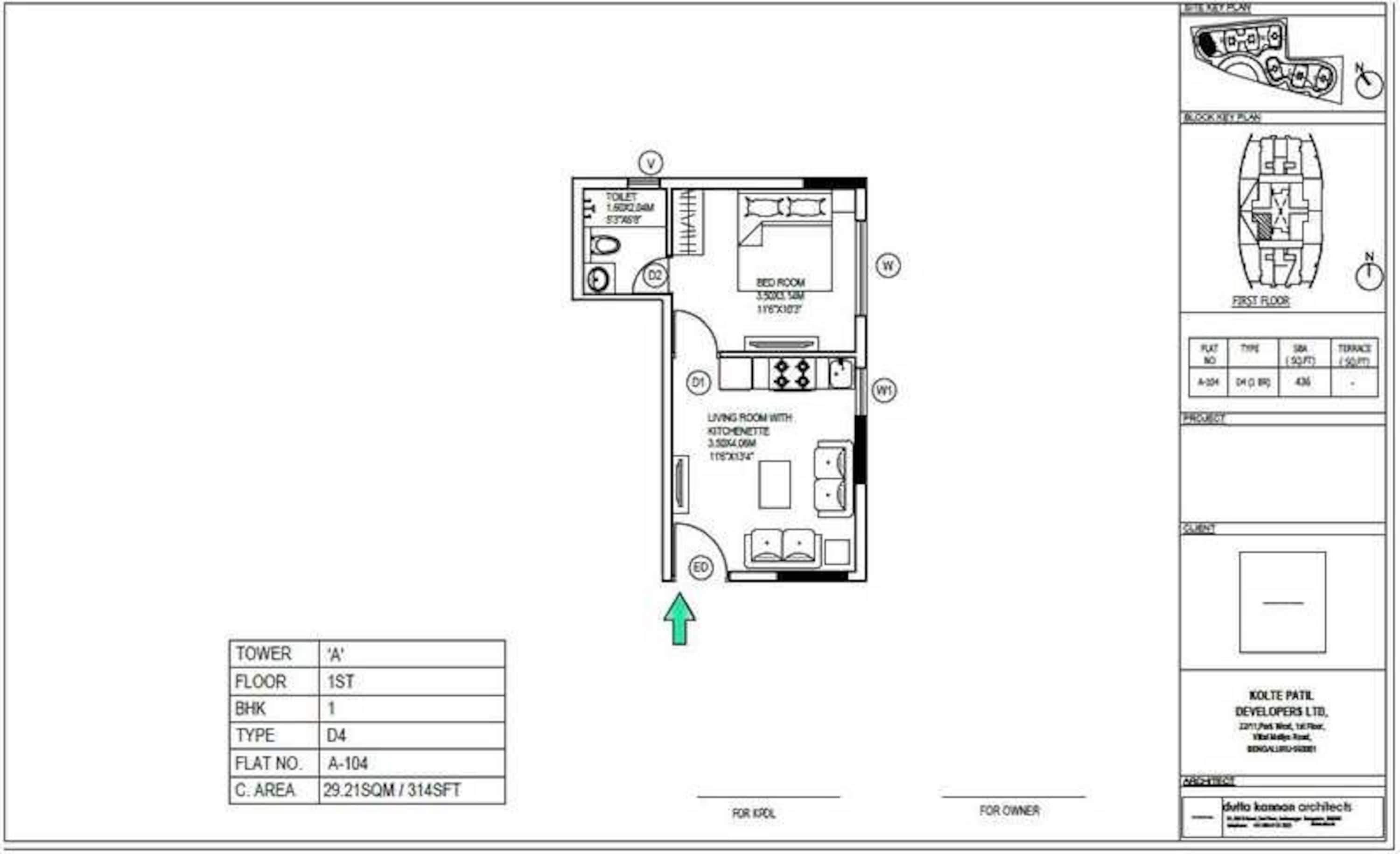 kolte patil mirabilis apartment 1 bhk 577sqft 20204914134921