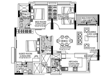  3 BHK Apartment at Kolte Patil Raaga, Hennur Road – for Sale