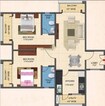 Kolte Patil Whispering Meadows 2 BHK Layout