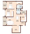 Koncept Lake View 2 BHK Layout