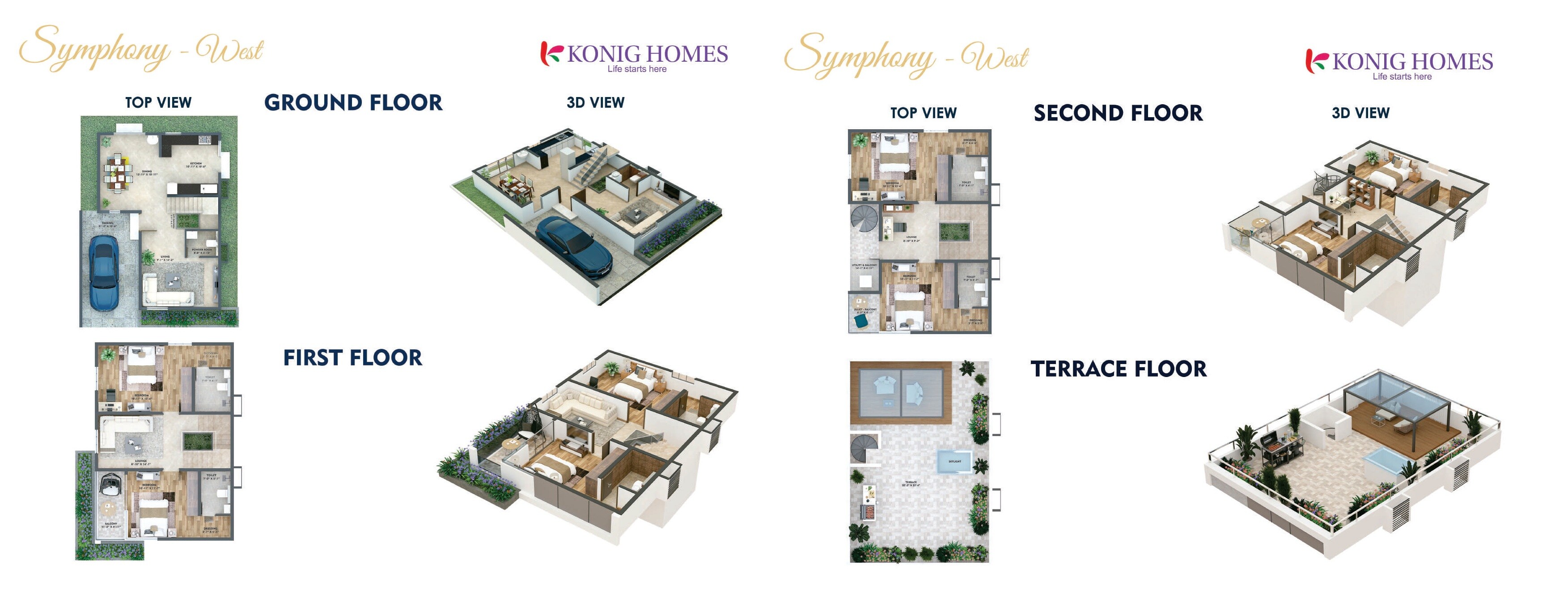 4 BHK 2600 Sq. Ft. Villa