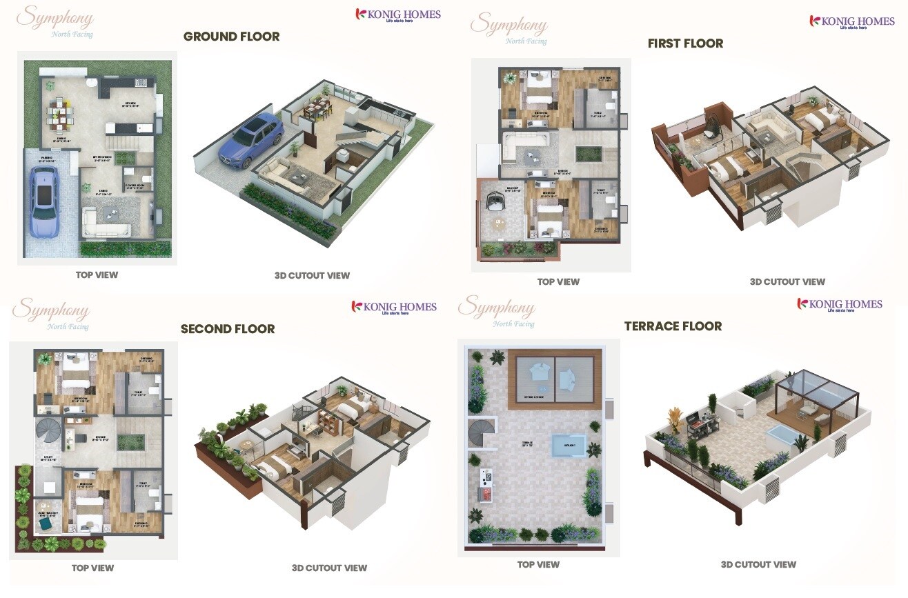 4 BHK 2600 Sq. Ft. Villa