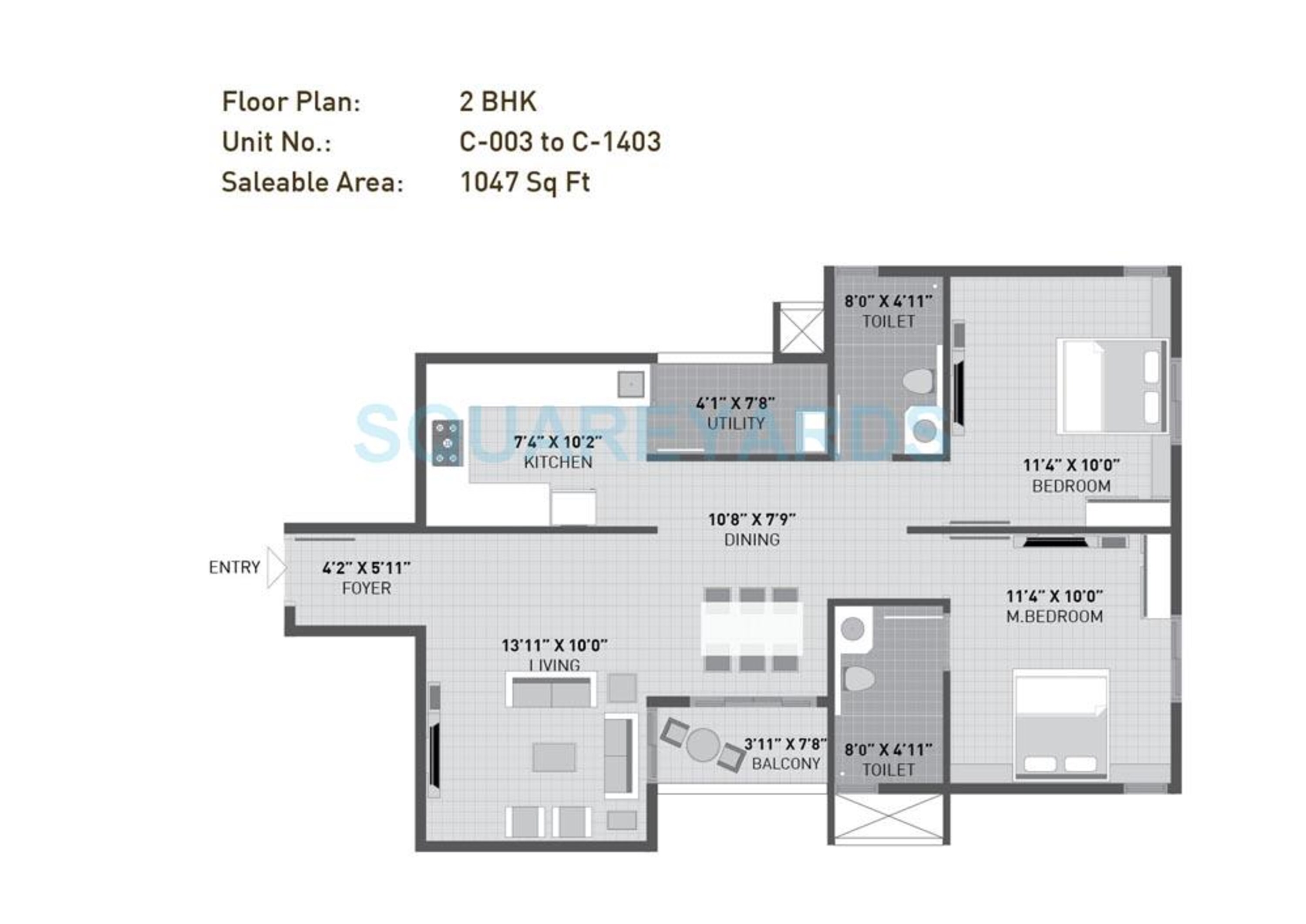 krishna mystiq apartment 2bhk 1043sqft 1