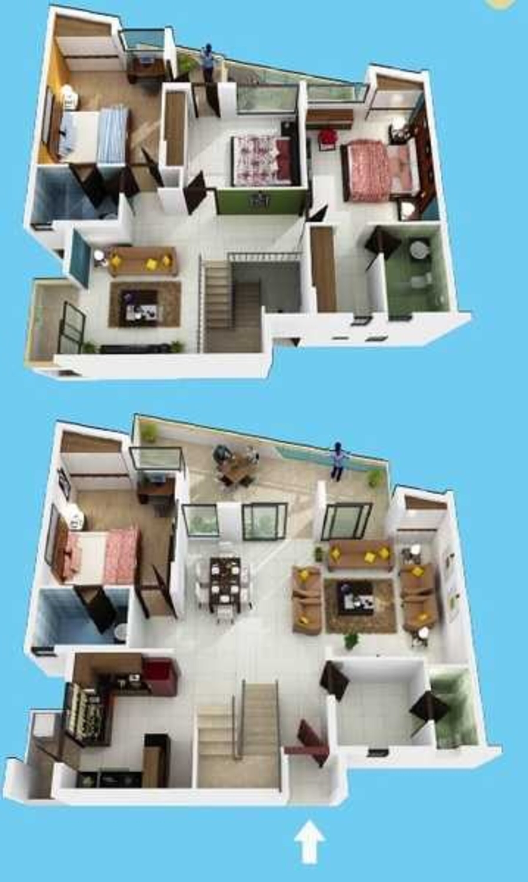 krishna shelton penthouse 4bhk 4350sqft 61