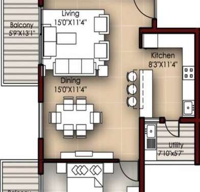 krishvi dhavala apartment 2bhk 1410sqft151