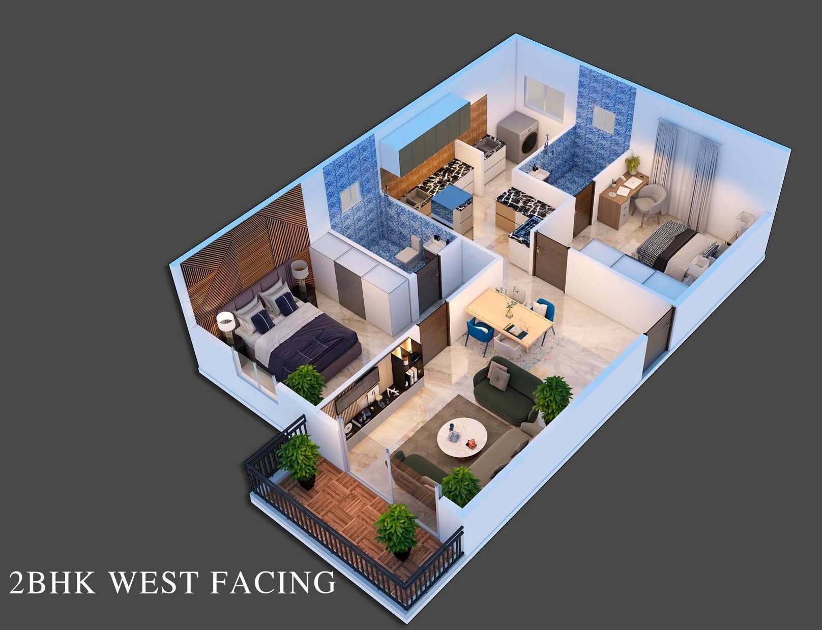 2 BHK 1181 Sq. Ft. Apartment