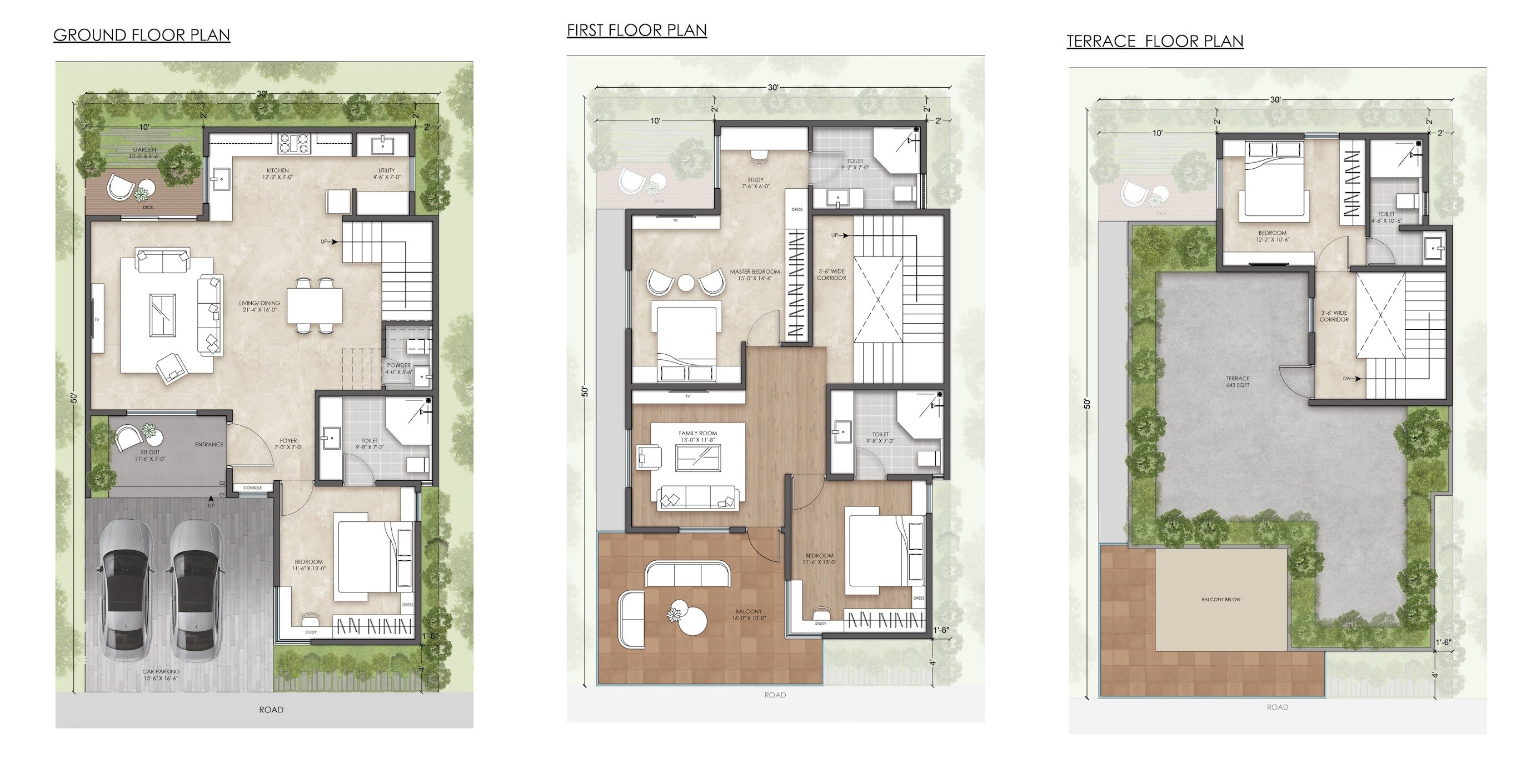 Floor plan of 4 BHK 2700 Sq. Ft. Villa in KRK Urban Ville, Bangalore