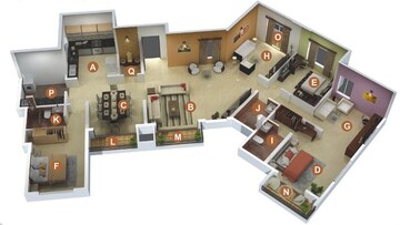  3 BHK Apartment at Kumar Princetown Bangalore, Jalahalli – for Sale