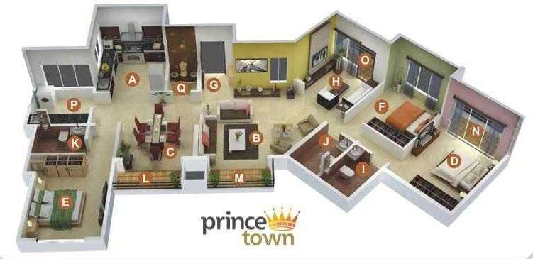 kumar princetown bangalore apartment 3 bhk 2707sqft 20202914142940