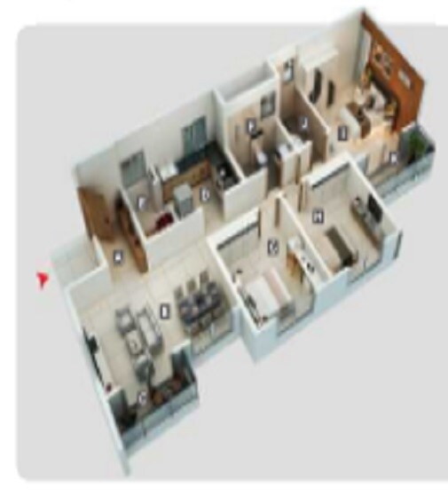 3 BHK 1461 Sq. Ft. Apartment