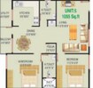 Lakvin KK Residency 2 BHK Layout