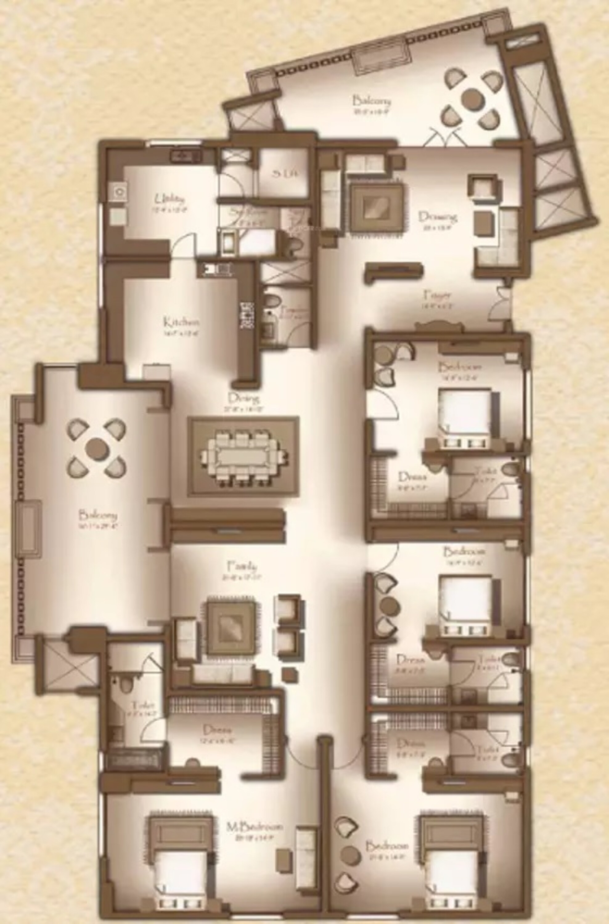 legacy cirocco apartment 4bhk 5650sqft141