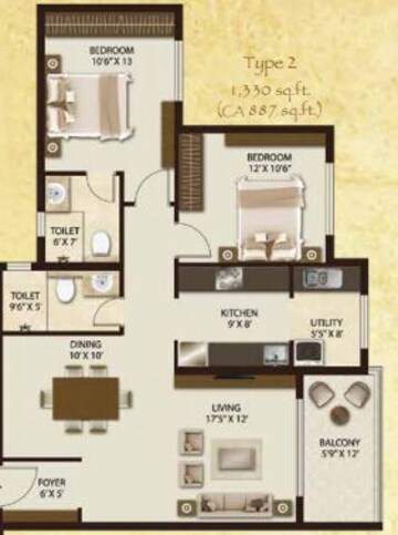  2 BHK Apartment at Legacy Salvador, Yelahanka – for Sale