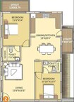 Lendee Sentosa 2 BHK Layout