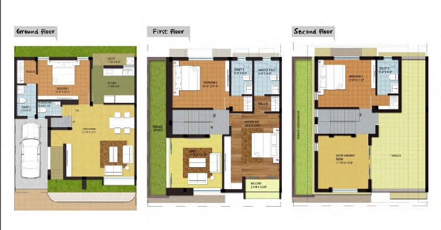 4 BHK 3064 Sq. Ft. Villa