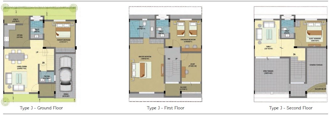 4 BHK 3815 Sq. Ft. Villa