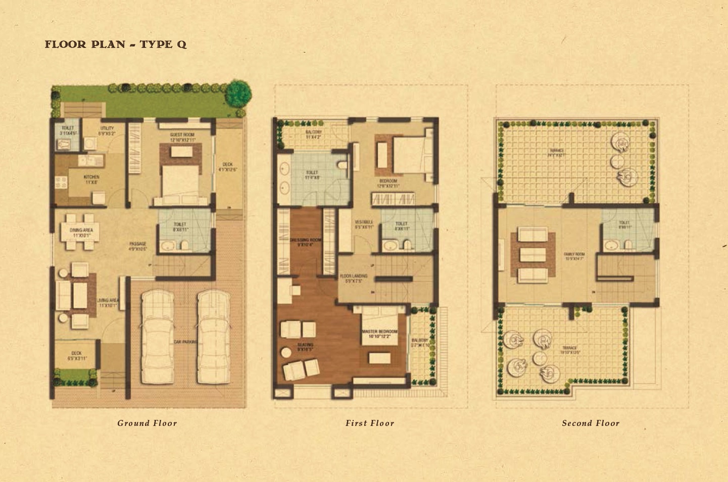 4 BHK 2483 Sq. Ft. Villa in LGCL Puebelo