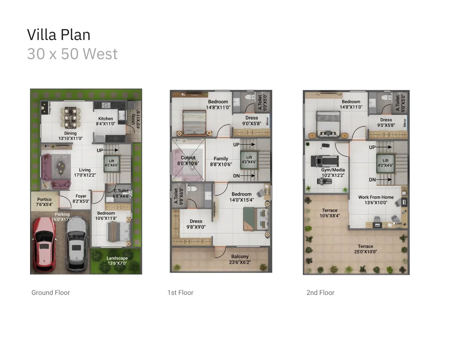 4 BHK 2150 Sq. Ft. Villa