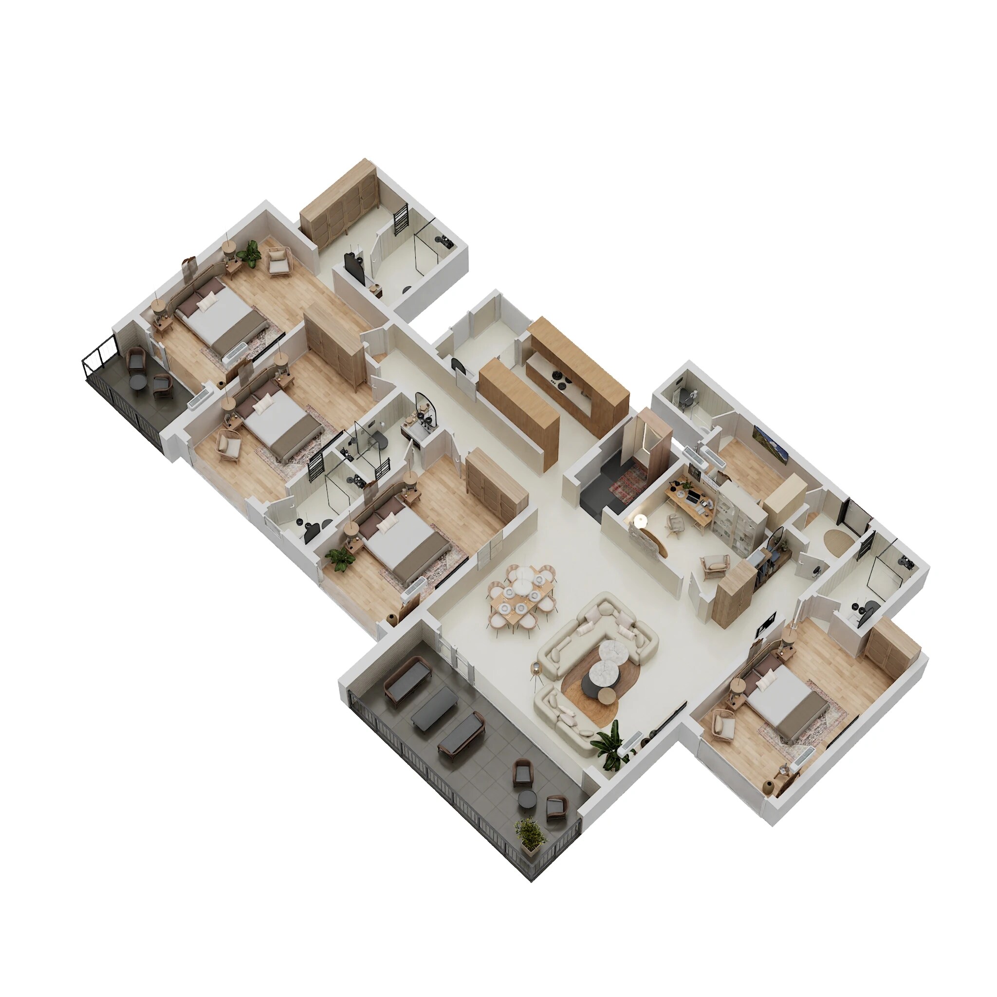 4 BHK 2990 Sq. Ft. Apartment