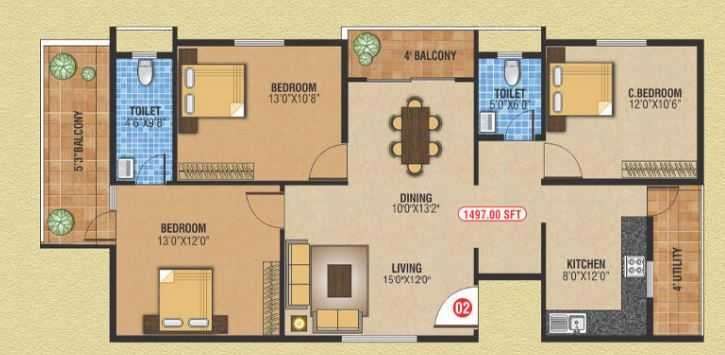 maa nandanam apartment 3 bhk 1497sqft 20211208141251