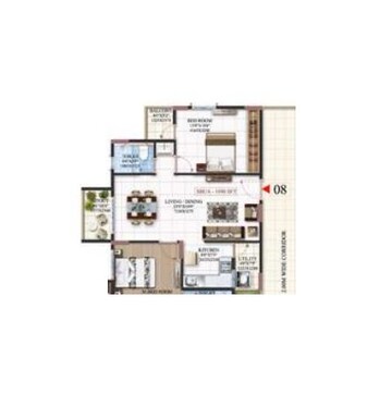  2 BHK Apartment at Mahaveer Northscape, Sadahalli – for Sale