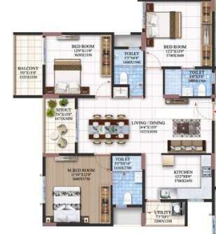 mahaveer northscape apartment 3 bhk 1384sqft 20211009171014