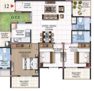 mahaveer northscape apartment 3 bhk 1533sqft 20211109171121