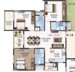 mahaveer northscape apartment 3 bhk 896sqft 20210709170715