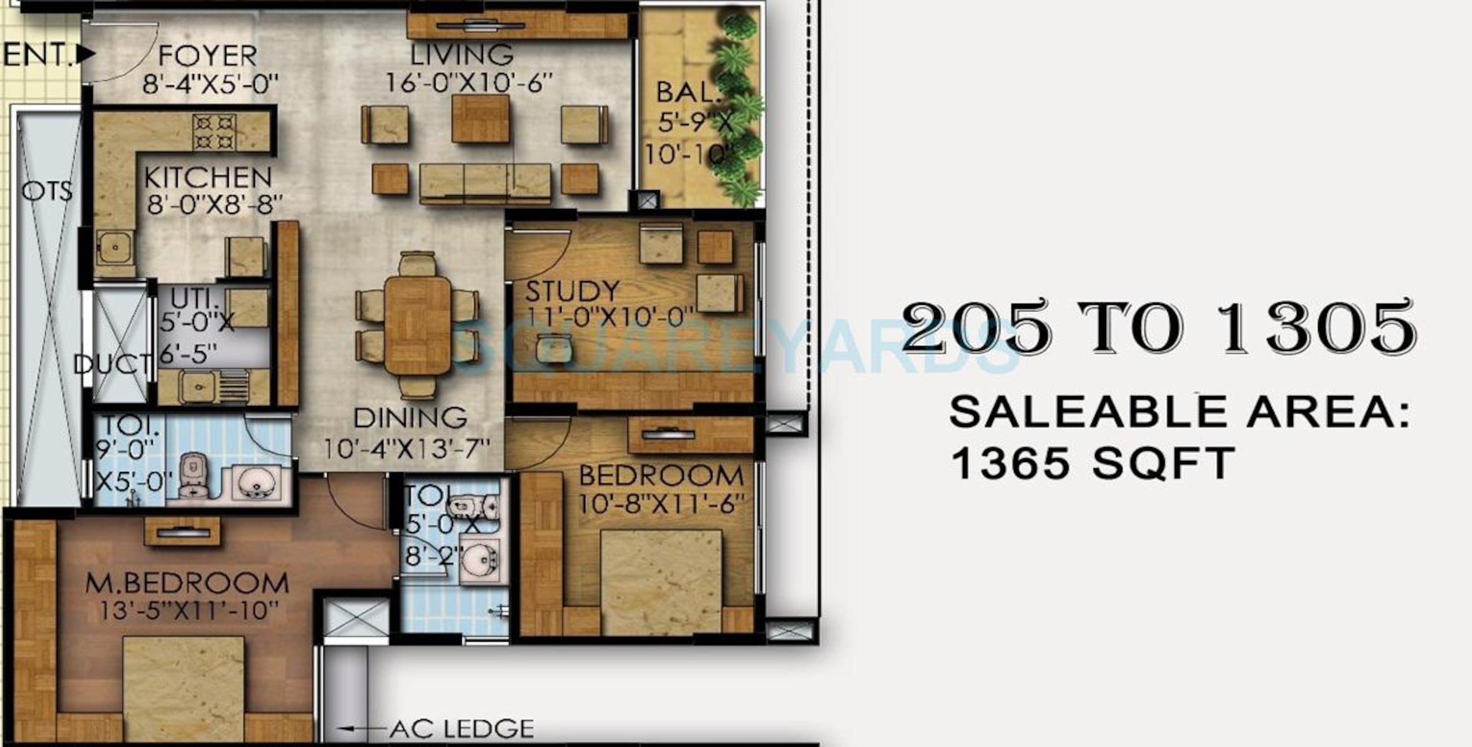 mahaveer ranches apartment 2bhk 1365sqft1