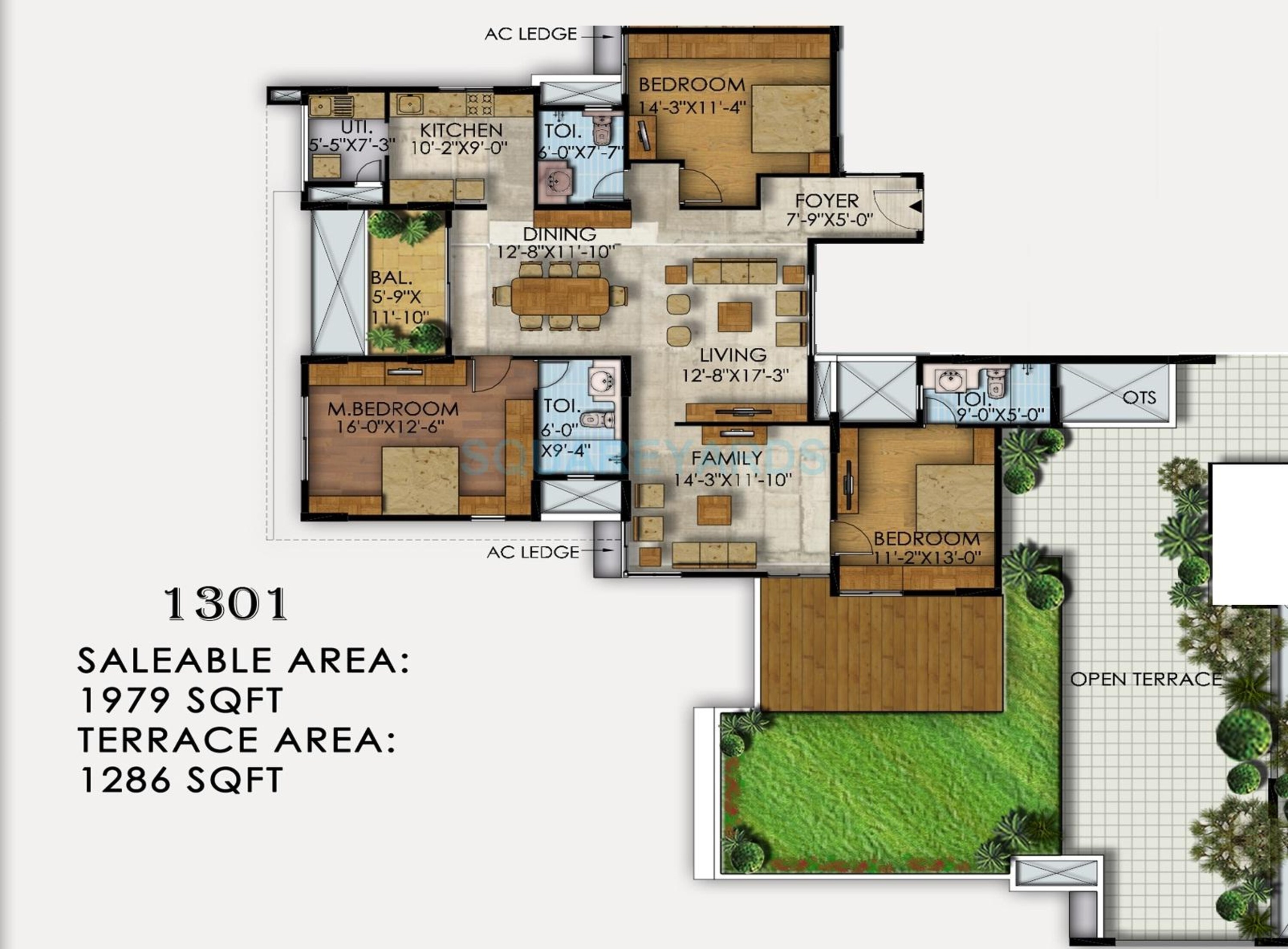 mahaveer ranches apartment 2bhk 1979sqft1