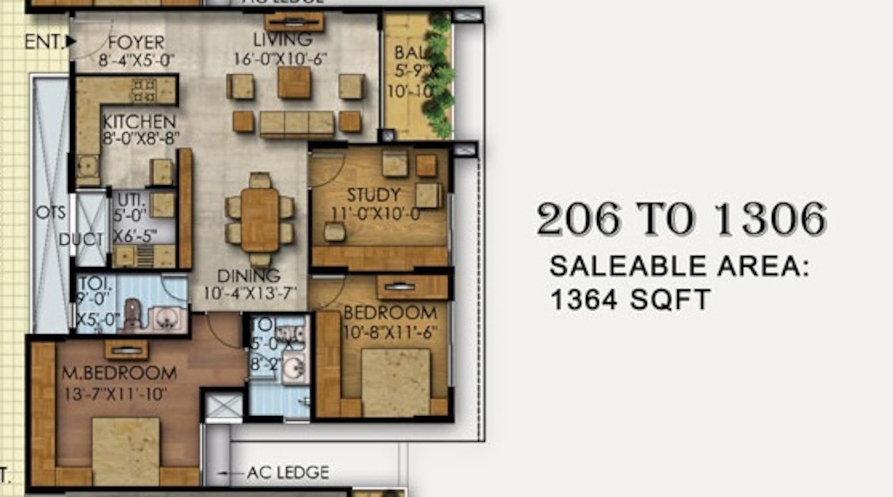 mahaveer ranches apartment 3 bhk 1364sqft 20214809134828