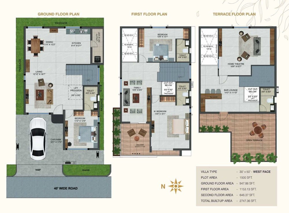 4 BHK 2747 Sq. Ft. Villa