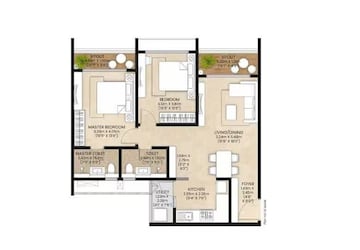 2 BHK Apartment at Mahindra Eden, Kanakapura Road – for Sale