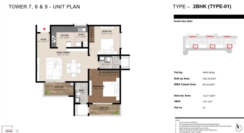 2 BHK 1381 Sq. Ft. Apartment in Mana The Right Life
