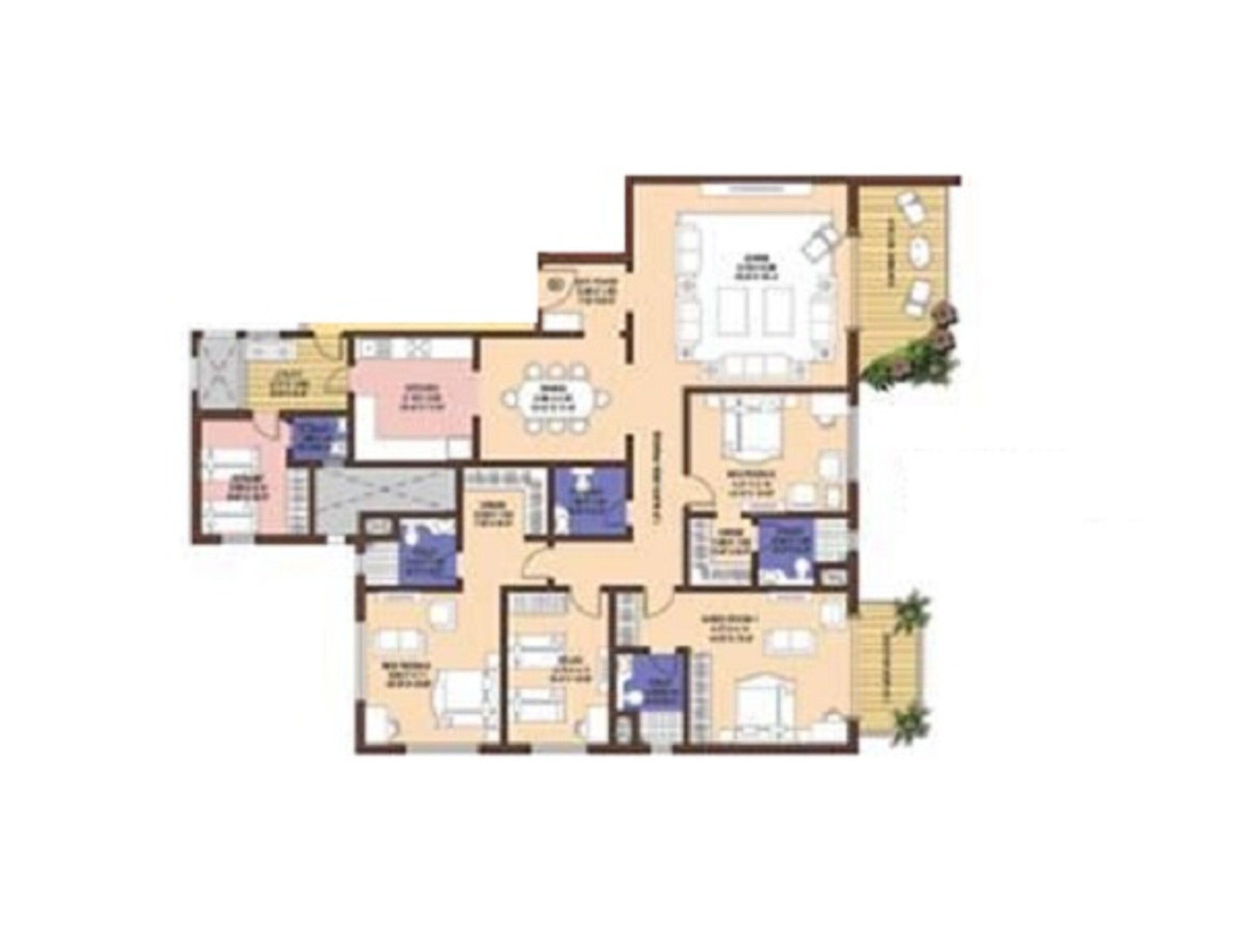 mantri blossom apartment 3 bhk 2485sqft 20223122123117