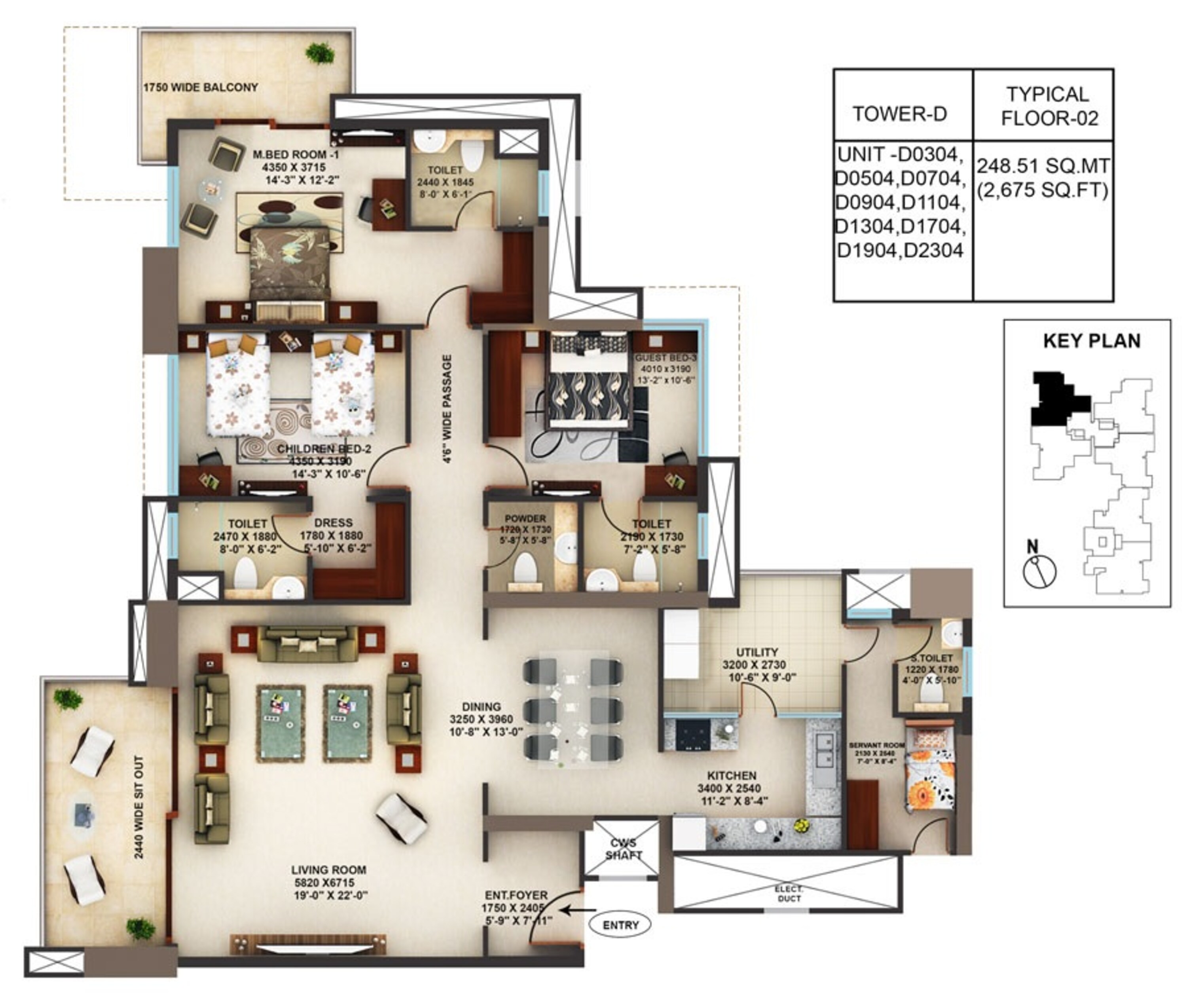 mantri blossom apartment 3 bhk 2675sqft 20223222123259