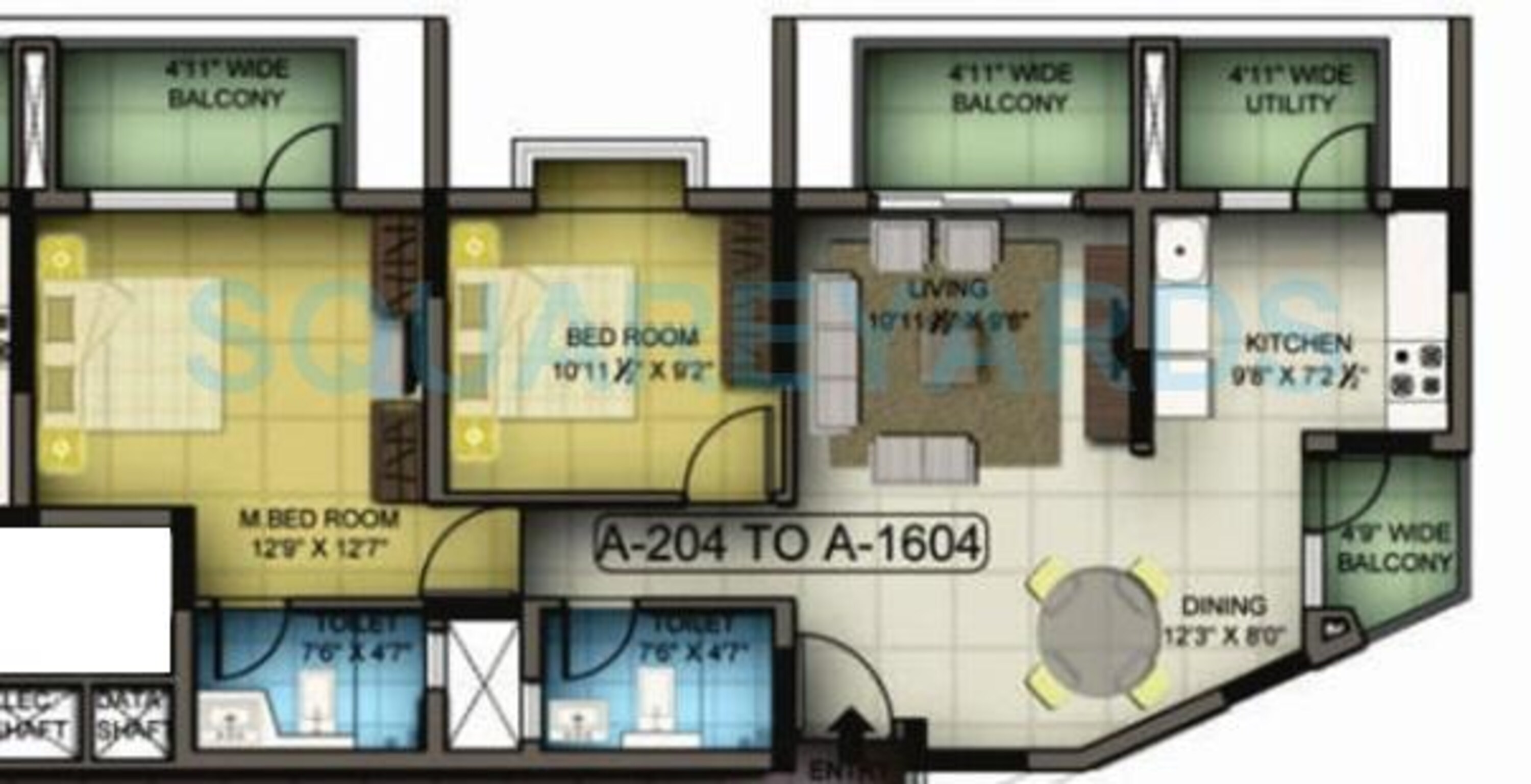 mantri premero apartment 2bhk 1164sqft1