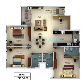 3 BHK Apartment For Resale in Mantri Webcity Hennur Bangalore  8015459