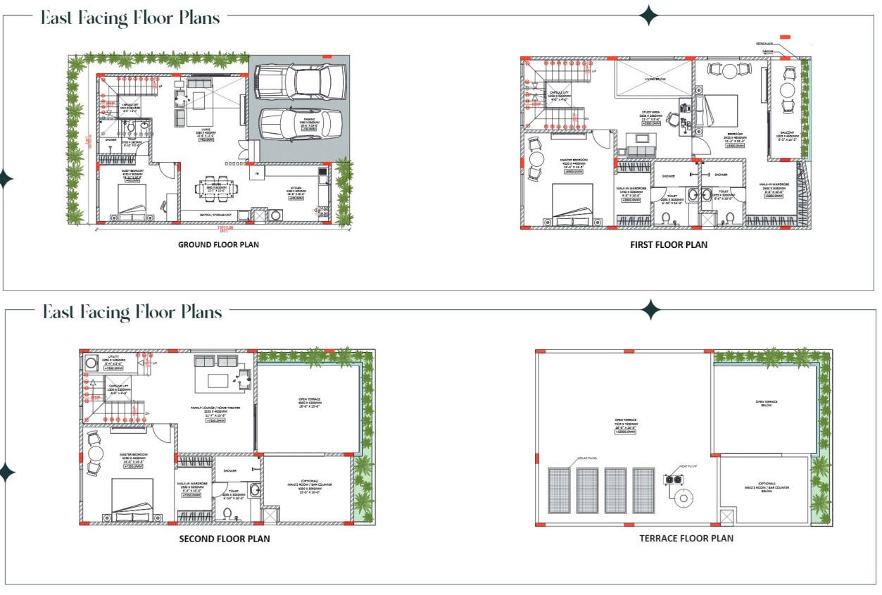 4 BHK 3252 Sq. Ft. Apartment in Markon Madhura Gardens