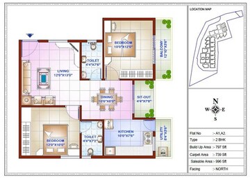  2 BHK Apartment at MDVR SV Shelters, Chandapura – for Sale