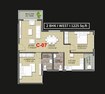 Meda Greens 2 BHK Layout